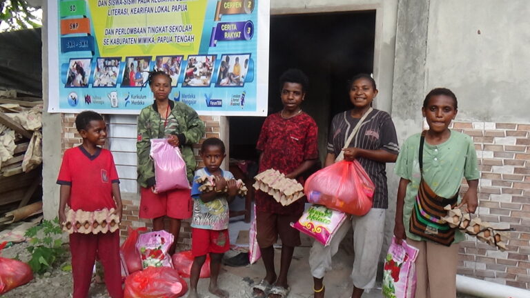 Sebanyak 115 Anak Yatim, Piatu, Yatim Piatu, dan Anak Terlantar Dibimbing oleh LKSA YPM-TIPA Papua dan AWI PAPUA